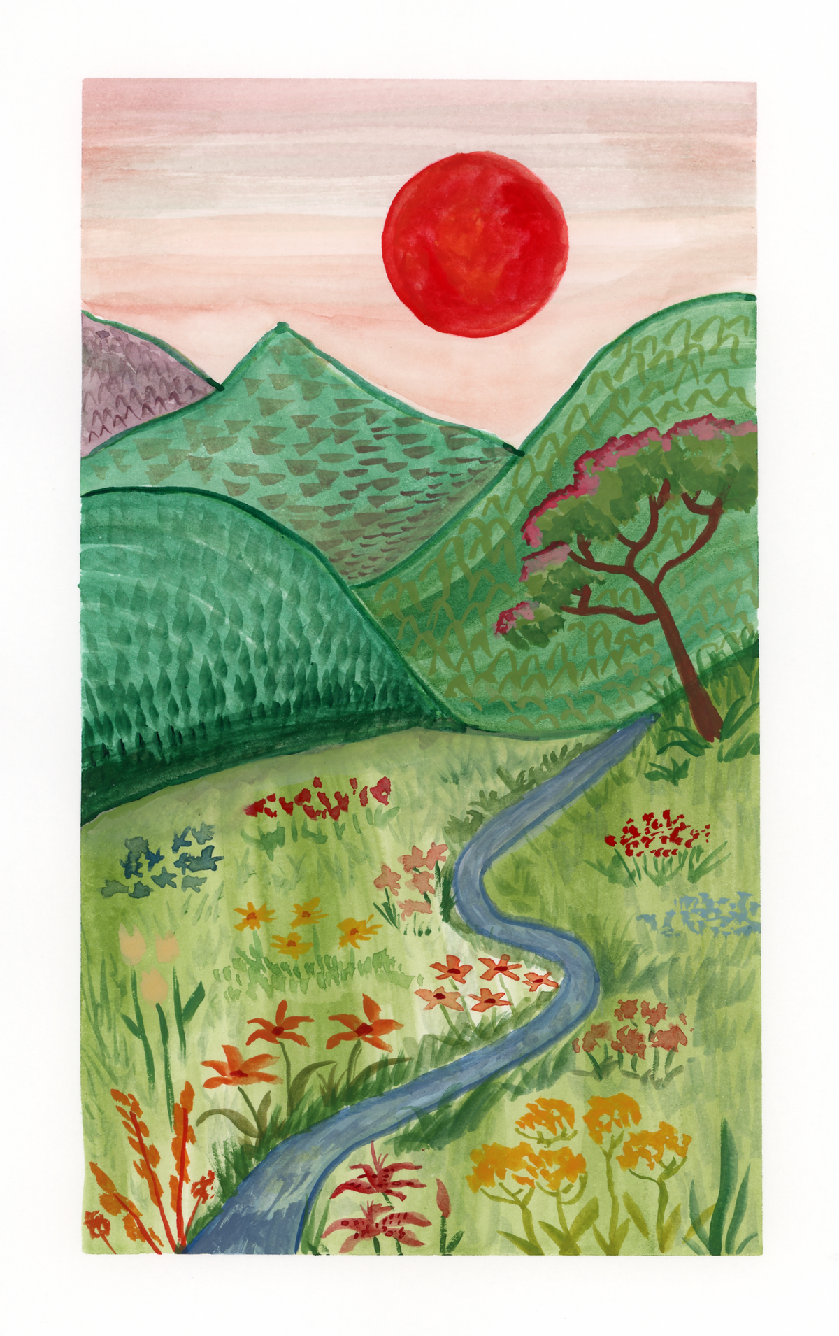 Creative Practice 01: Painting a Hillside