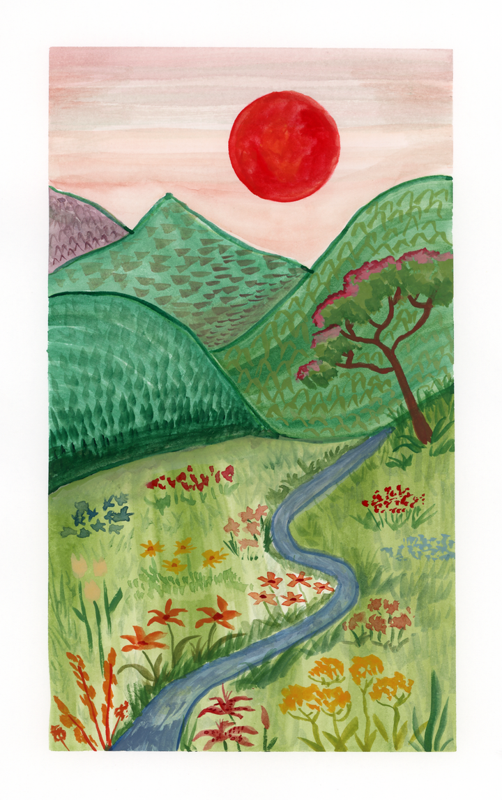 Creative Practice 01: Painting a Hillside